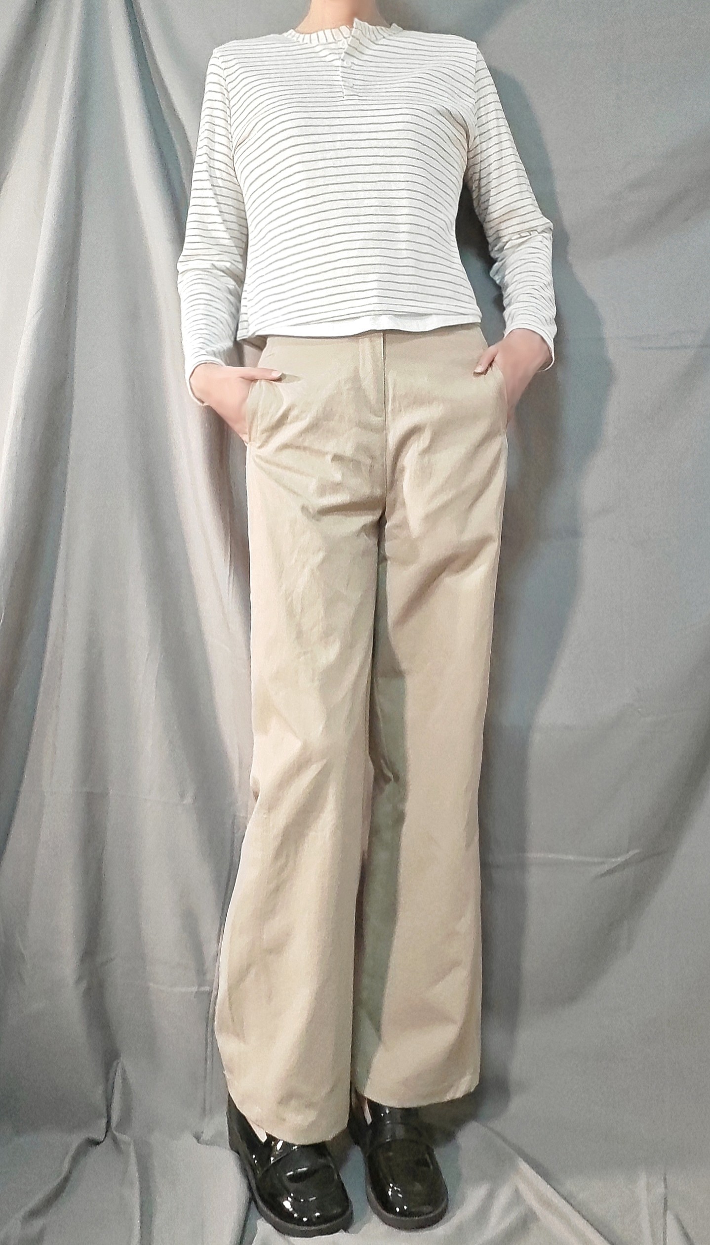 阔腿裤日常穿搭